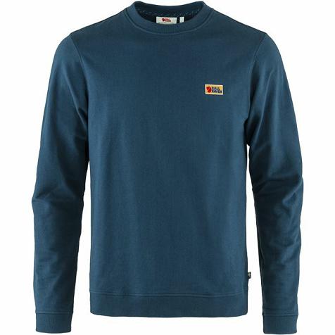 Fjallraven Men Vardag Sweater Blue PH244773 Philippines